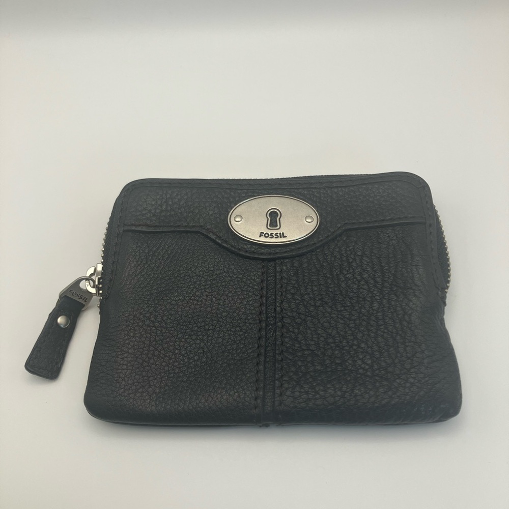 Fossil Black Textured Wallet